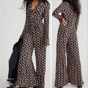 Free People Shayla wide leg jumpsuit NWT Small